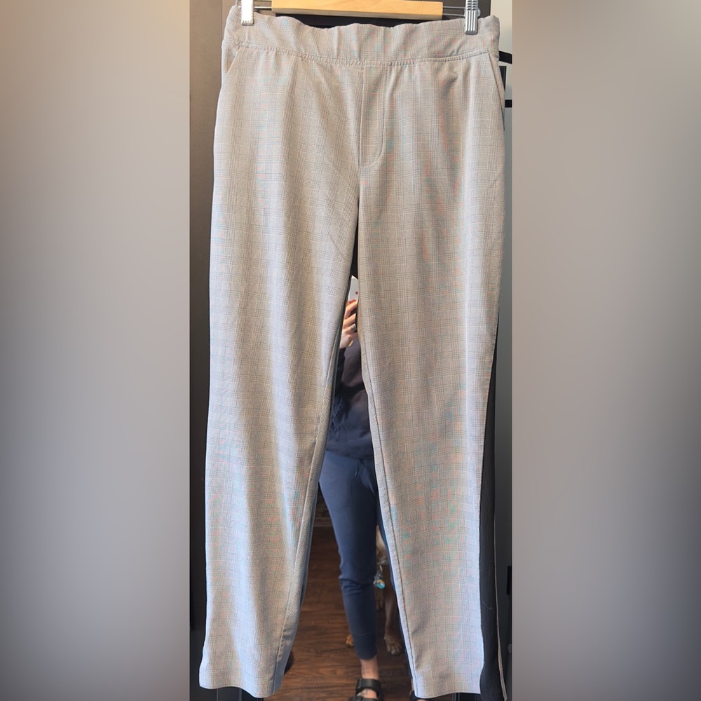 Athleta Brooklyn Ankle Pant - Black/White Print